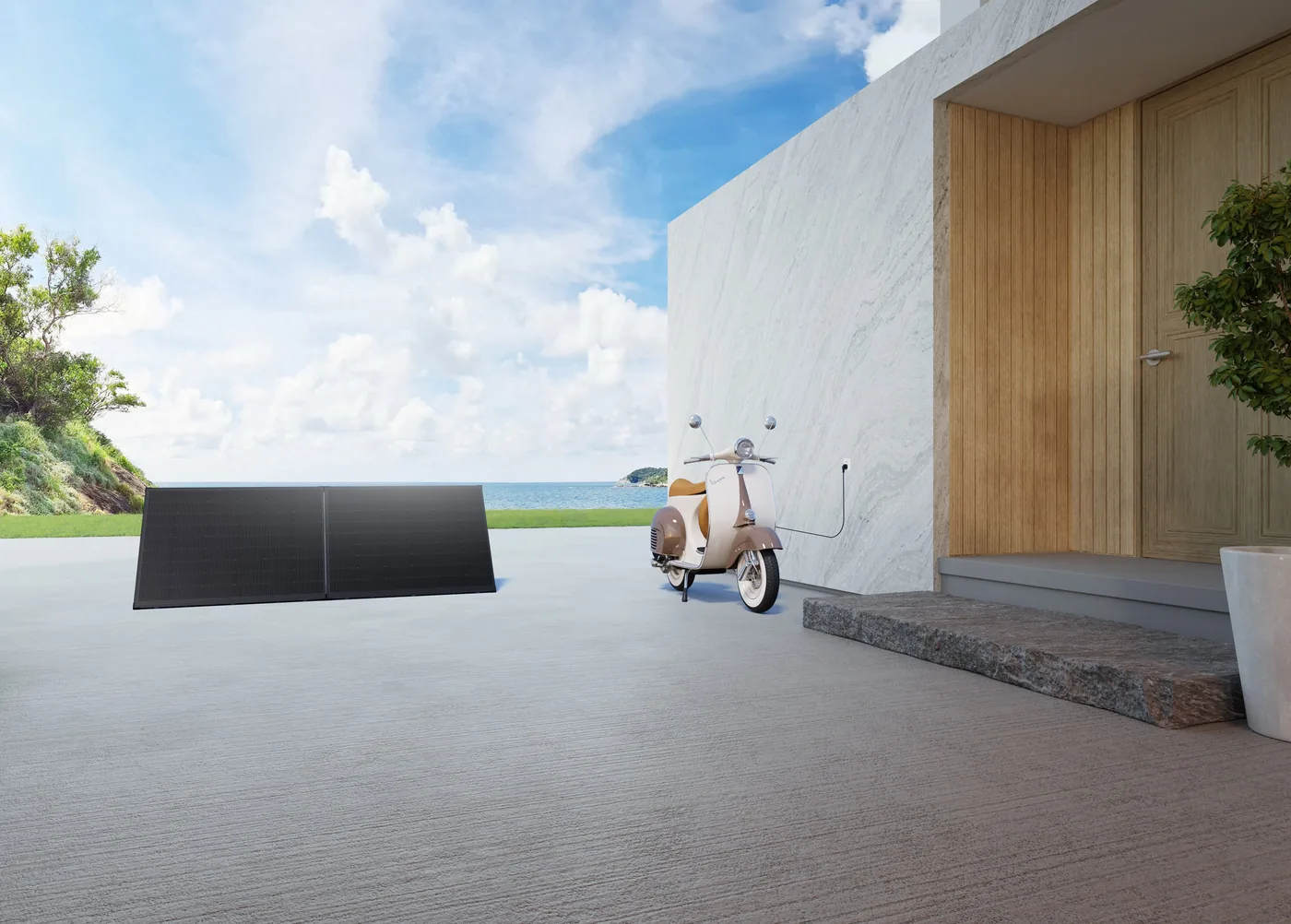 PV-Strom lädt ein Elektroauto – höherer Eigenverbrauch verbessert die Amortisation